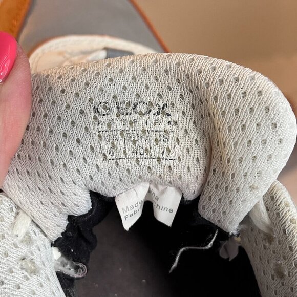 Geox Respira Sandro ABX Sneakers Orange Amphibiox Size 7 - Picture 14 of 16